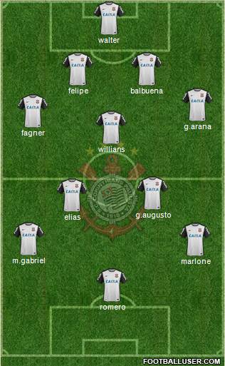 SC Corinthians Paulista Formation 2016