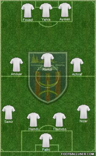 Chabab Aurès Batna football formation