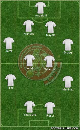 Deportivo Morón Formation 2016