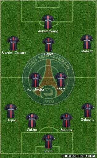 Paris Saint-Germain Formation 2016