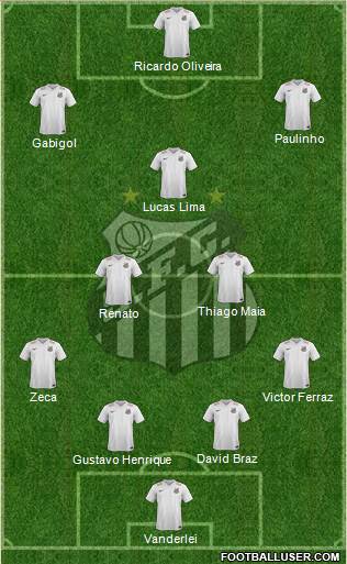 Santos FC Formation 2016
