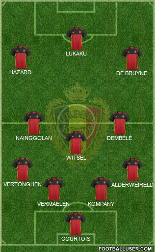 Belgium Formation 2016