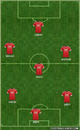 Manchester United Formation 2016