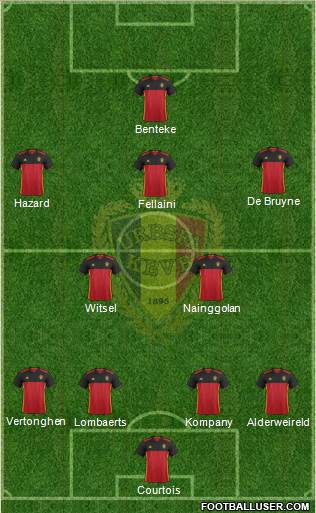 Belgium Formation 2016