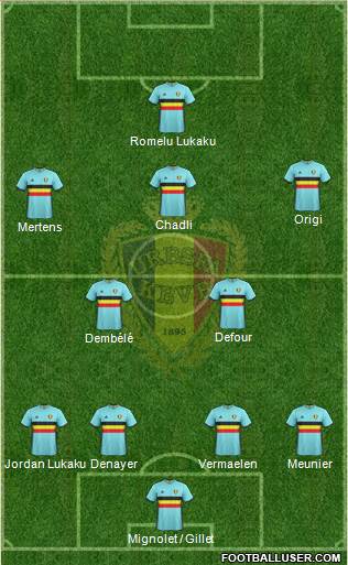 Belgium Formation 2016
