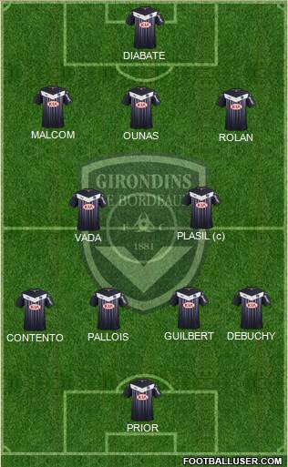 FC Girondins de Bordeaux Formation 2016