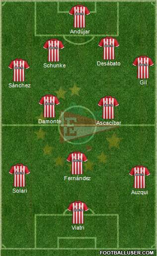Estudiantes de La Plata Formation 2016