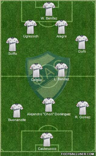 Quilmes football formation