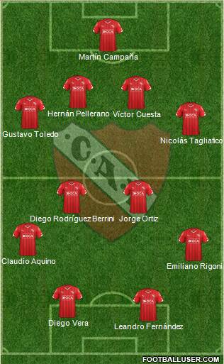 Independiente Formation 2016