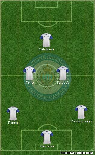 San Marino football formation