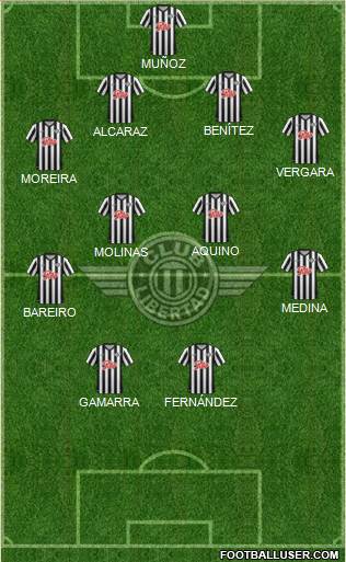 C Libertad Formation 2016