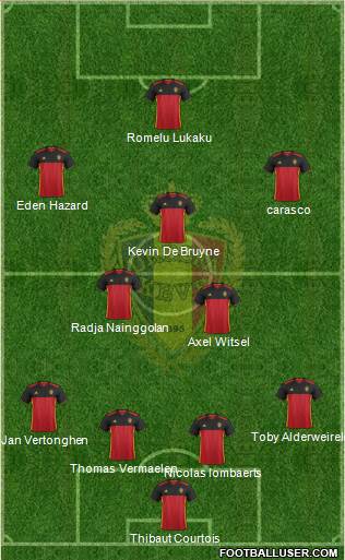 Belgium Formation 2016