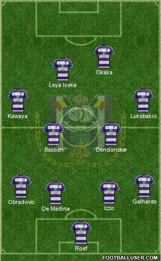 RSC Anderlecht Formation 2016