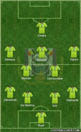 RSC Anderlecht Formation 2016