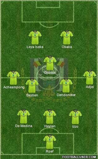 RSC Anderlecht Formation 2016