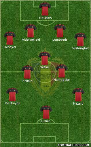 Belgium Formation 2016