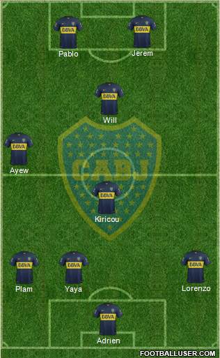 Boca Juniors Formation 2016
