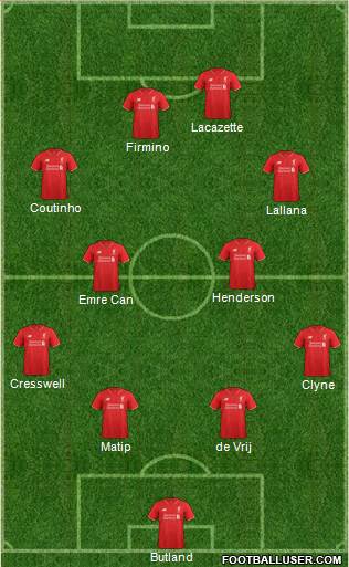 Liverpool Formation 2016