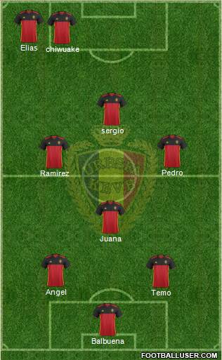 Belgium Formation 2016