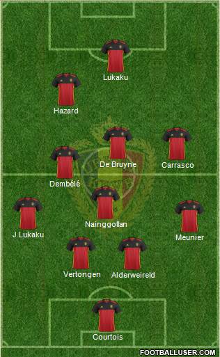 Belgium Formation 2016