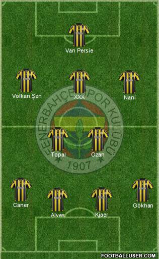 Fenerbahçe SK Formation 2016