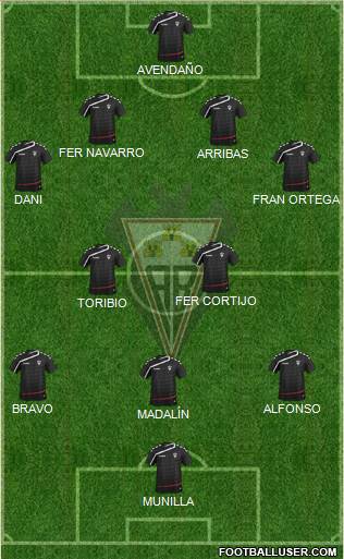 Albacete B., S.A.D. Formation 2016