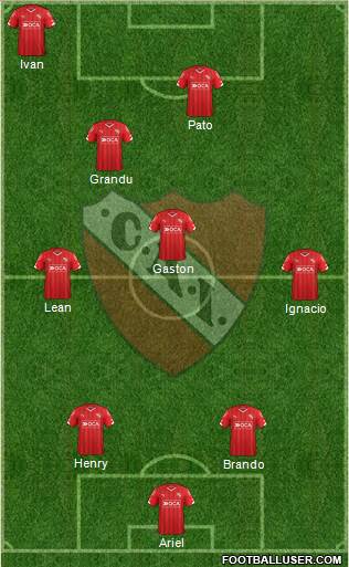 Independiente Formation 2016