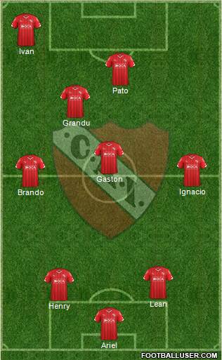 Independiente Formation 2016