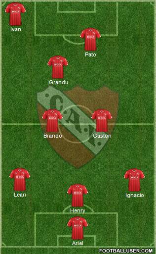 Independiente Formation 2016
