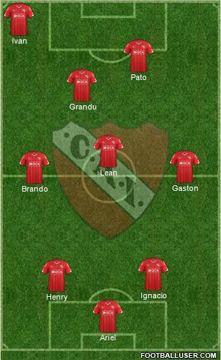 Independiente Formation 2016