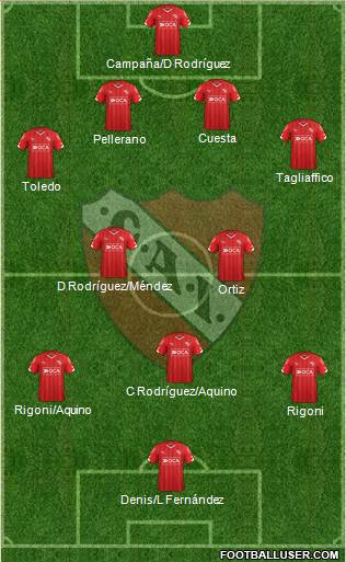 Independiente Formation 2016