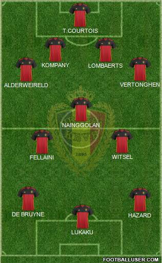 Belgium Formation 2016