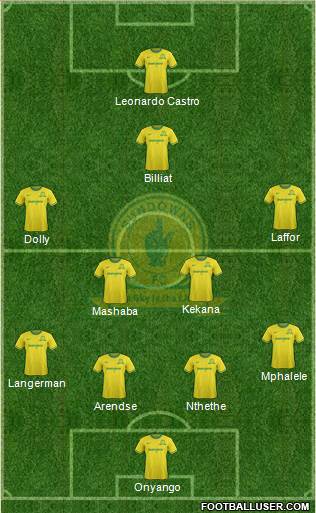 Mamelodi Sundowns football formation