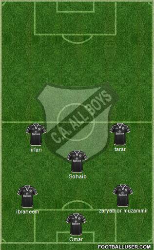 All Boys Formation 2016