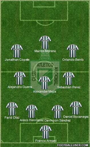 CDC Atlético Nacional Formation 2016
