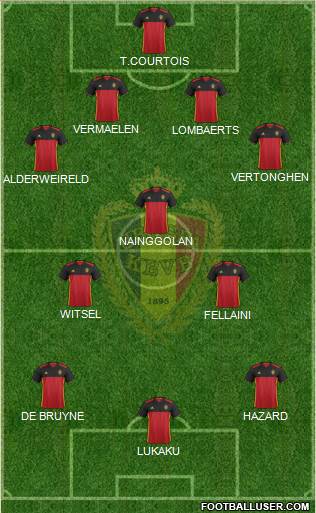Belgium Formation 2016