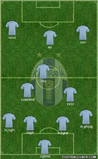 KF Tirana Formation 2016