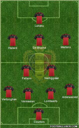 Belgium Formation 2016