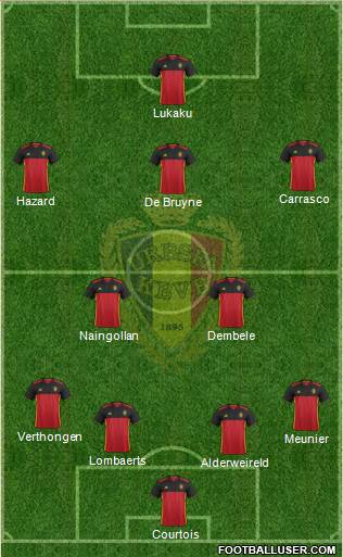 Belgium Formation 2016