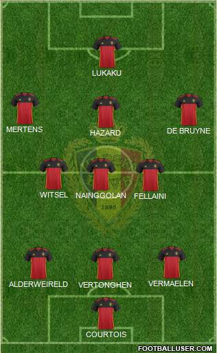 Belgium Formation 2016