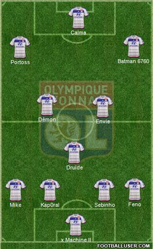 Olympique Lyonnais Formation 2016