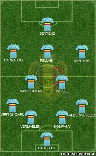 Belgium Formation 2016