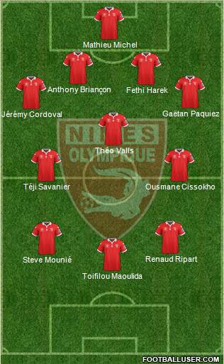 Nîmes Olympique Formation 2016