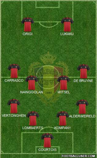 Belgium Formation 2016