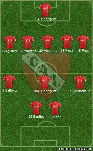 Independiente Formation 2016