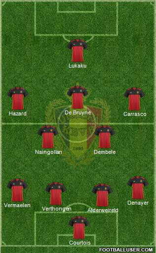 Belgium Formation 2016