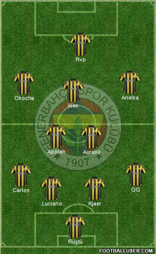 Fenerbahçe SK Formation 2016