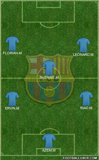 F.C. Barcelona Formation 2016