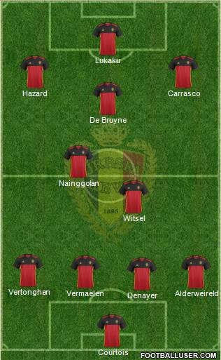 Belgium Formation 2016