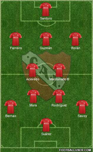 Independiente Formation 2016